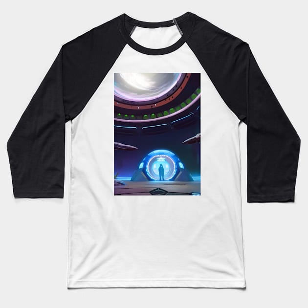 STARGATE ARRIVAL Baseball T-Shirt by sailorsam1805